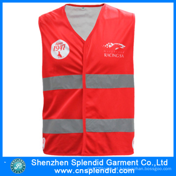 China Wholesale Workwear alta visibilidade vermelho tráfego segurança coletes